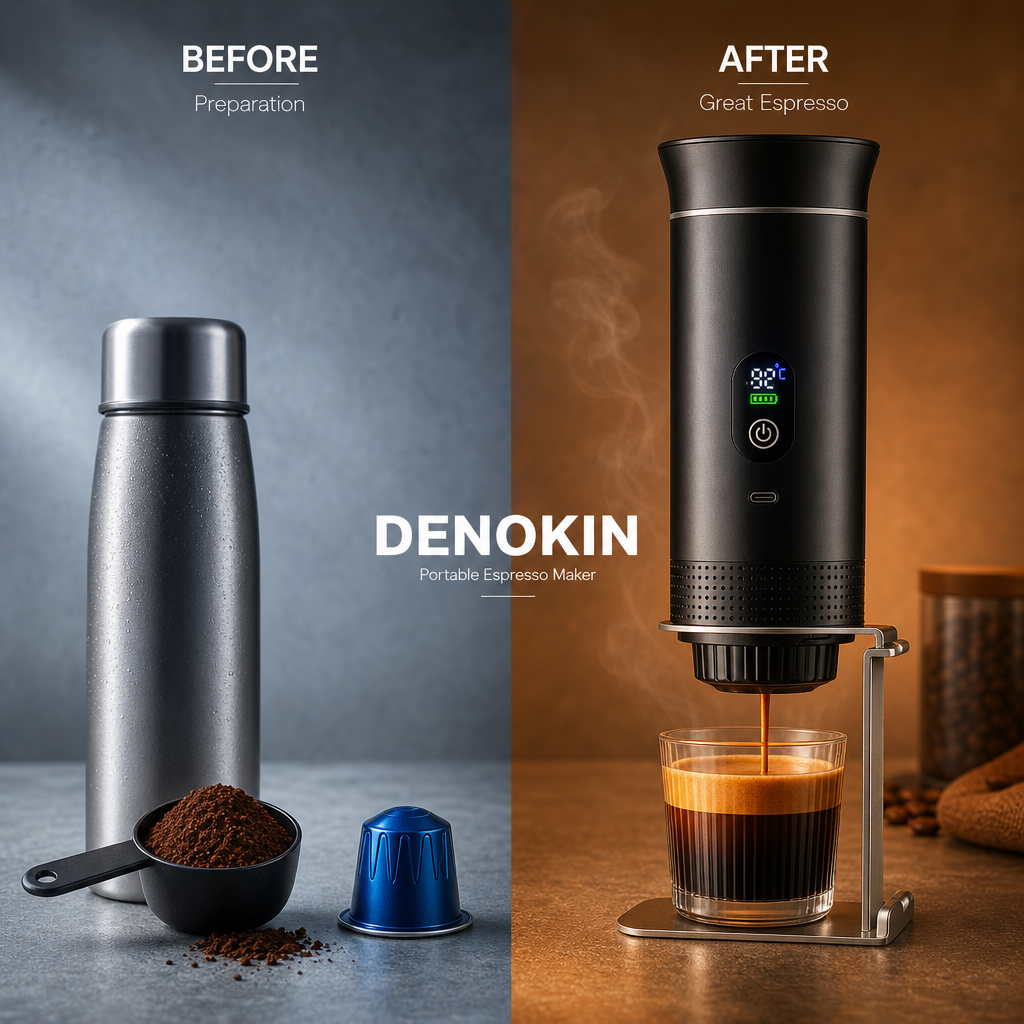 DENOKIN Portable Espresso Maker