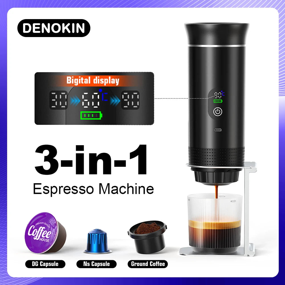 DENOKIN Portable Espresso Maker